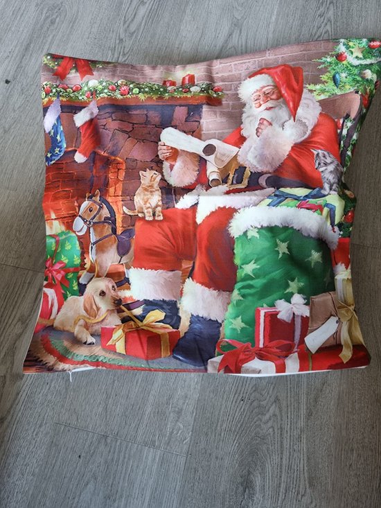 Mar's Art - Kerst - Kussenhoes Kerst - Kerst Kussen met - Verlichting