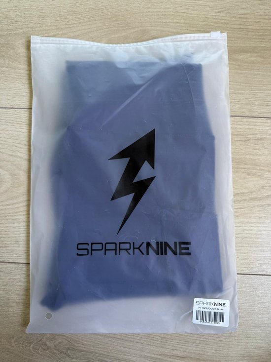 SparkNine Pacepocket dames sportlegging - met handige zakken - S - blauw - hoge taille - elastisch - squatproof - niet doorschijnend
