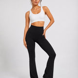 Flare Broek - Flared Pants met Zakken - Legging met &