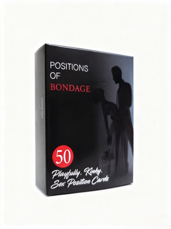 Positions of Bondage – 50 Erotische Positiekaarten – Spannend Kaartspel voor Koppels – Intimiteit & Variatie – Volwassenen Spel