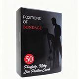 Positions of Bondage – 50 Erotische Positiekaarten – Spannend Kaartspel voor Koppels – Intimiteit & Variatie – Volwassenen Spel