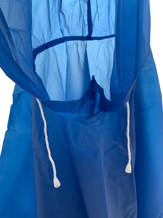 Regenponcho - Blauw - One size fits all - Fietsponcho - Wanderlponcho - Regenpak - Regenjas