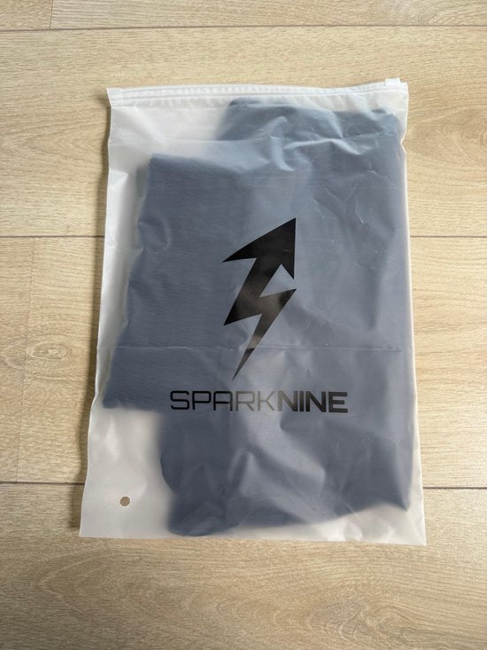 SparkNine Zipease short dames - dubbellaags - met zak - ritssluiting - korte sportbroek - S - zwart - elastische taille - sneldrogend - functioneel & comfortabel