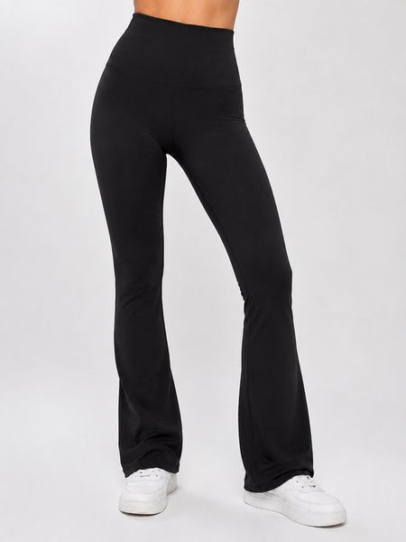 Flare Broek - Flared Pants met Zakken - Legging met &
