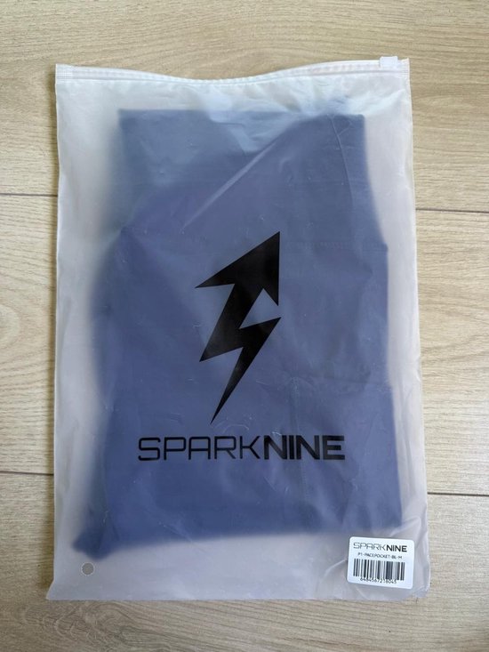SparkNine Pacepocket dames sportlegging - met handige zakken - XS - blauw - hoge taille - elastisch - squatproof - niet doorschijnend