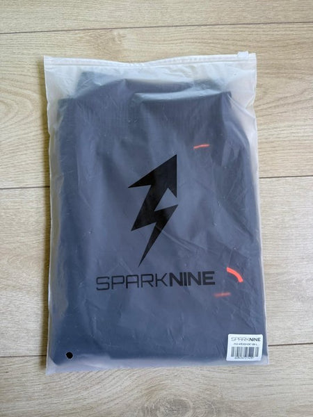 SparkNine Apex fitnesshort - sportbroek - met ritszakken - 152-158 - zwart - functioneel - sneldrogend & ademend - elastische band met trekkoord