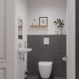4bathroomz® Oslo set van 2 handoekhaakjes