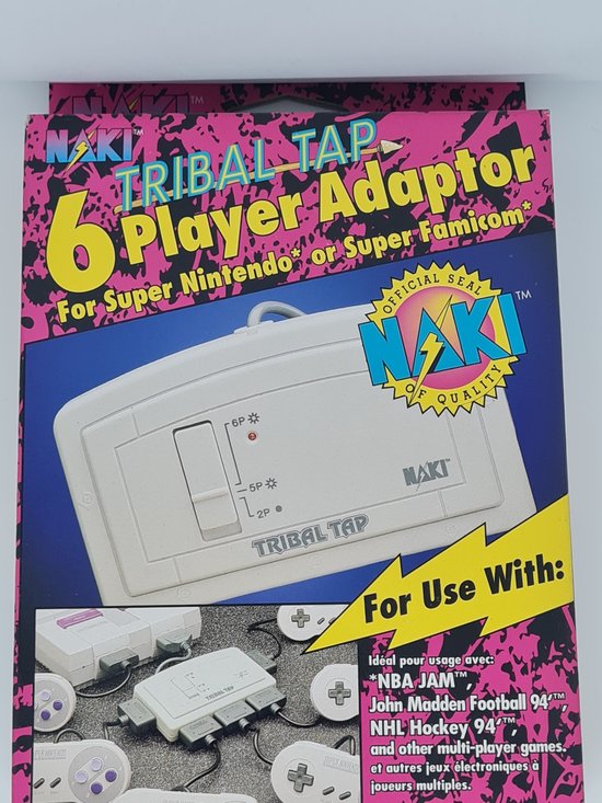 Naki 6 Player Adapter -Super Nintendo