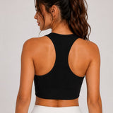 Dames Sport Bra - Met Verwijderbare Pads - Crop - U-Neck - Stretch - Comfortabel - Sport-BH