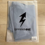 SparkNine Breeze dames short - sportshort - met telefoonzak - dubbellaags met binnenshort - M - lichtblauw - fitness - hoge taille - ademend & sneldrogend