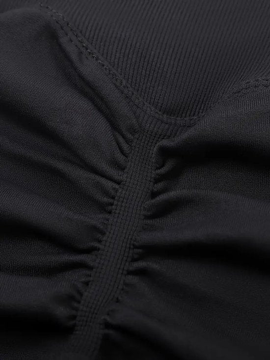 SparkNine Vibe sportlegging - XL - zwart - squat-proof - butt crunch - elastisch - high waist - ondersteunend