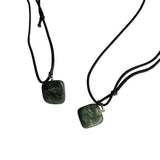 Sasemy - Edelsteen - Groene Jaspis - Edelstenen - Edelsteen Hanger - Edelsteen Ketting - Verjaardag Cadeau -Cadeau - Moederdag - Vaderdag Cadeau - Sinterklaas cadeau - Kerstcadeau
