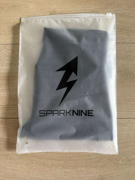 SparkNine Rebel fitness short - korte sportbroek met zakken - M - zwart - hoge taille - sport - telefoonzak - squatproof - niet doorschijnend