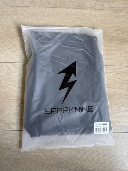 SparkNine Breathflex sportlegging dames - ademend - met zakken - S - zwart - geruite mesh panelen - met zakken - elastisch