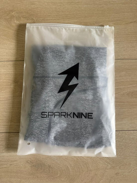 SparkNine Pacepocket dames sportlegging - met handige zakken - XS - hennep grijs - hoge taille - elastisch - squatproof - niet doorschijnend