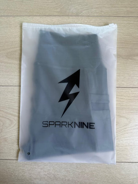 SparkNine Meshtone Sportlegging - M - groen - mesh details & handige zakken - sportbroek - ademend & stijlvol - elastisch - squatproof