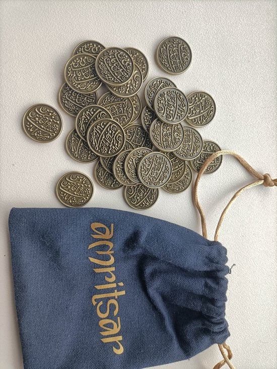 Amritsar bordspel KEG + metalen munten