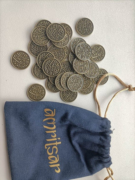 Amritsar bordspel KEG + metalen munten