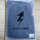 SparkNine Apex fitnesshort - sportbroek - met ritszakken - XL - blauw - functioneel - sneldrogend & ademend - elastische band met trekkoord