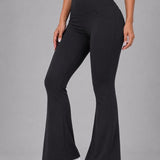 Flare Broek - Flared Pants met Zakken - Legging met &