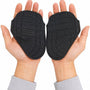 SparkNine Sparkgrip halterhandschoenen - rubber - antislip - volledige palm bescherming - flexibel - one size - zwart - fitness handschoen - grip lifting pads