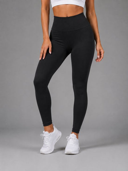 SparkNine Vibe sportlegging - XL - zwart - squat-proof - butt crunch - elastisch - high waist - ondersteunend