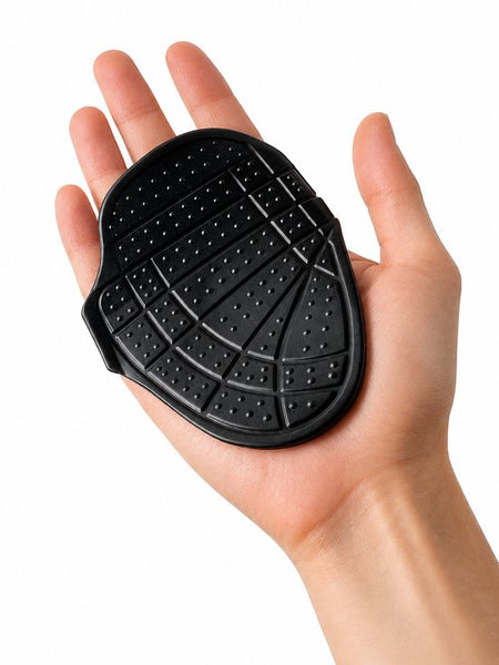SparkNine Sparkgrip halterhandschoenen - rubber - antislip - volledige palm bescherming - flexibel - one size - zwart - fitness handschoen - grip lifting pads