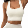 Dames Sport Bra - Met Verwijderbare Pads - Crop - U-Neck - Stretch - Comfortabel - Sport-BH