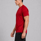 SparkNine Pulsegear sport t-shirt - heren - sneldrogend & ademend - M - rood - lichtgewicht - ideaal voor trainen, rennen & fitness