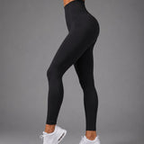 SparkNine Vibe sportlegging - S - zwart - squat-proof - butt crunch - elastisch - high waist - ondersteunend