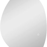4goodz Asymmetrische Badkamerspiegel met LED-verlichting 70x50 cm