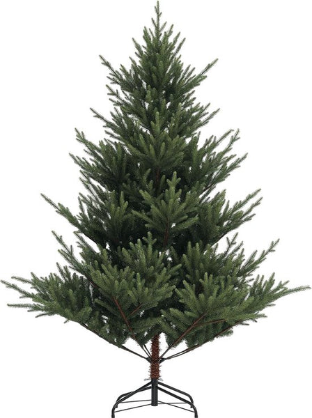 Kunstkerstboom van Noorse spar met metalen voet - 1046 takpunten - 180 cm - Ø157 cm Breed