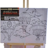 Nassau Fine Art - Leren Schilderen - Schilder Set - Volwassenen - Kinderen - Hobby - Inclusief Verf - Inclusief Kwasten - Canvas Bedrukt - Schildersezel - Moederdag - Vaderdag - Hobby - Professional - Verjaardag