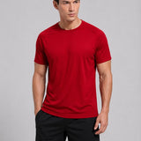 SparkNine Pulsegear sport t-shirt - heren - sneldrogend & ademend - M - rood - lichtgewicht - ideaal voor trainen, rennen & fitness