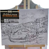 Nassau Fine Art - Leren Schilderen - Schilder Set - Volwassenen - Kinderen - Hobby - Inclusief Verf - Inclusief Kwasten - Canvas Bedrukt - Schildersezel - Moederdag - Vaderdag - Hobby - Professional - Verjaardag