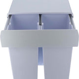 4cookz® Inbouw Prullenbak Afvalscheiding 26 cm breed - 30 liter - Wit