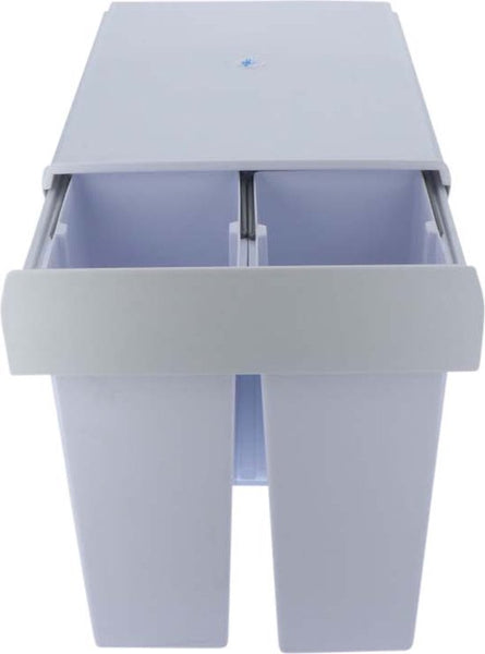 4cookz® Inbouw Prullenbak Afvalscheiding 26 cm breed - 30 liter - Wit
