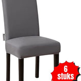 Stoelhoezen - Eetkamerstoel Hoes - 6 Stuks - Bescherm stijlvol je stoelen