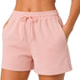 SparkNine Pulse short dames - met trekkoord & zijzakken - zachte sportbroek - S - roze - elastische taille - met zijzakken - ademend - met trekkoord