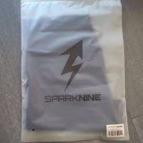 SparkNine Pace dames short - fitness - korte sportbroek - XXL - blauw - hoge taille - met zakken - elastisch - squatproof