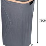Wasmand met Deksel – Opvouwbare Wasmand – Wasbox 100L – Wassorteerder met Binnenzak – Zwart – Voor Badkamer, Slaapkamer en Wasruimte