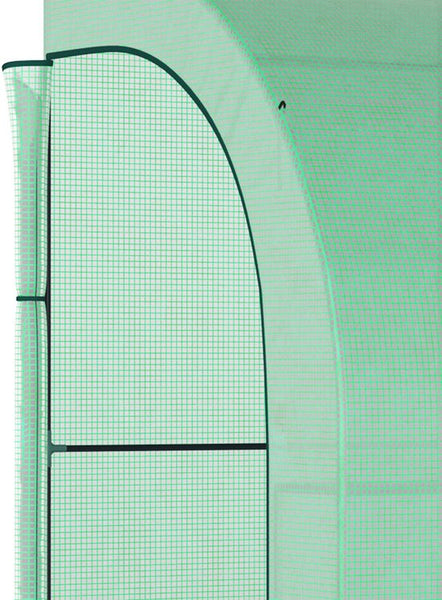 Kas, Tuinkas met Plastic Bedekking, UV-bestendig 300x150 cm - Groen