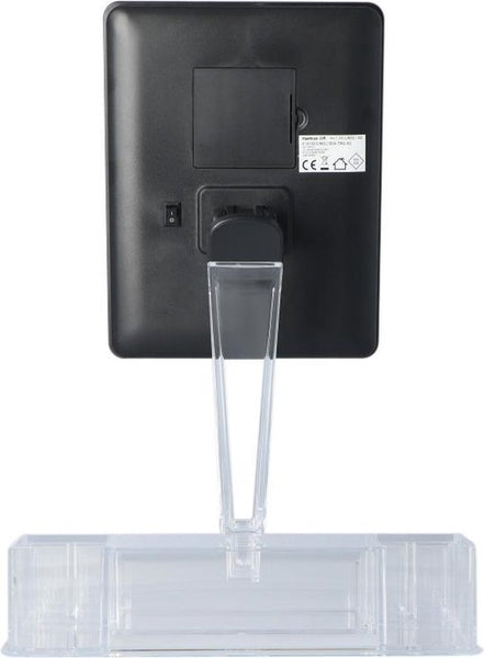 Make-up spiegel met LED en opbergbakjes 28x16x38cm