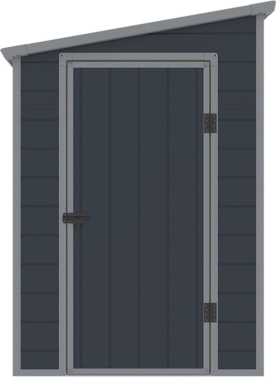 Westmann Kunststof Aanbouw Tuinschuur Hortus L -248x134x194cm - Grijs