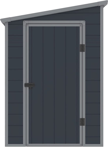 Westmann Kunststof Aanbouw Tuinschuur Hortus L -248x134x194cm - Grijs