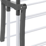 4goodz Droogrek 24 meter Inklapbaar op Wielen 62x125x174 cm - Wit
