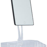 Make-up spiegel met LED en opbergbakjes 28x16x38cm