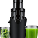 Chefino Slowjuicer – Koude Pers Sapcentrifuge – Extra Brede Vultrechter 9 cm – Stille High-Torque Motor – Dubbel Filtersysteem – Hoog Saprendement – Makkelijk te Reinigen
