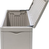 Lifetime® Kunststof Kussenbox 495L - tuinkist 61x152x67cm - Lichtgrijs