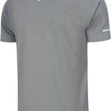SparkNine Ironlite sport t-shirt heren met reflecterende strepen - XXL - grijs - zweetbestendig - lichtgewicht & sneldrogend